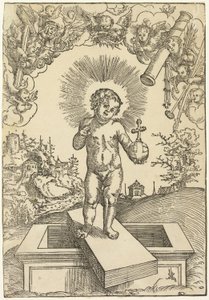 A gyermek Krisztus mint megváltó alkotó: Lucas Cranach the Elder