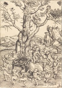 A többiek az egyiptomi repülésen alkotó: Lucas Cranach the Elder