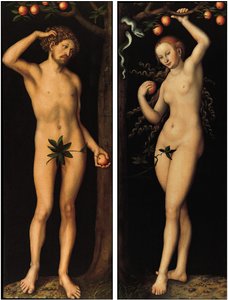 Ukrán:  Ádám és Éva Ádám és Éva alkotó: Lucas Cranach the Elder