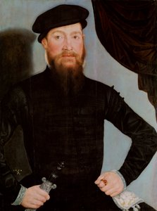 Német: Férfi portré Férfi portré alkotó: Lucas Cranach the Younger