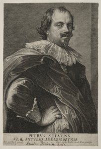 Peter Stevens portréja. alkotó: Lucas Emil Vorsterman