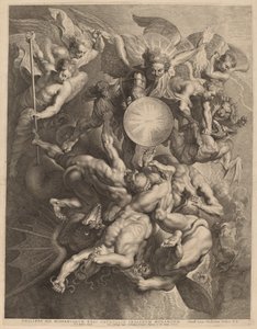 A lázadó angyalok bukása alkotó: Lucas Emil Vorsterman after Sir Peter Paul Rubens