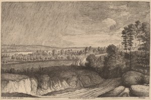 Esős táj alkotó: Lucas Emil Vosterman, after Lodewijk de Vadder