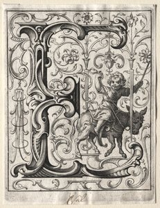 Új ABC-füzet: E, 1627. alkotó: Lucas Kilian
