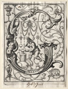 Új ABC-füzet: G, 1627. alkotó: Lucas Kilian