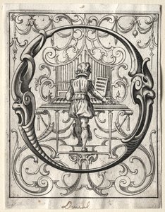 Új ABC füzet: O, 1627. alkotó: Lucas Kilian