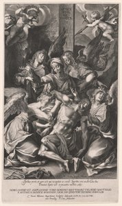 Pietà angyalokkal (A keresztről való leereszkedés) alkotó: Lucas Kilian