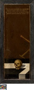 Keresztelő János (bal szárny), Adományozó (jobb szárny), Vanitas csendélet (zárt)