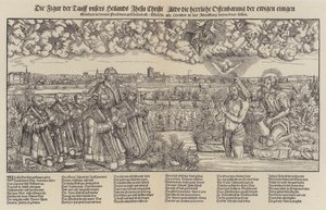 III. Frigyes, Szászország választófejedelme és Luther Márton Krisztus megkeresztelkedésének tanúja (metszet;)