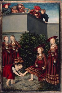 Dávid király és Betsabé alkotó: Lucas the Elder Cranach