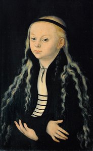 Luther Magdolna, Luther Márton reformátor lánya ... alkotó: Lucas the Elder Cranach
