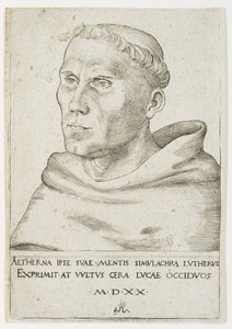 Luther Márton, Mellszobor háromnegyed nézetben alkotó: Lucas the Elder Cranach