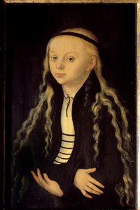 Luther Magdalena (1529-1542), Luther Márton lányának portréja Lucas Cranach, az Öreg (vagy az idősebb) festménye