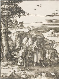 Ábrahám és Izsák alkotó: Lucas van Leyden