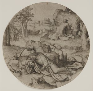 Agónia a kertben alkotó: Lucas van Leyden