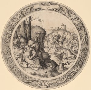 A keresztet hordozó Krisztus alkotó: Lucas van Leyden