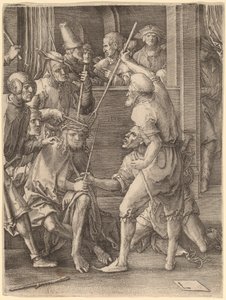 A tövissel megkoronázott Krisztus alkotó: Lucas van Leyden