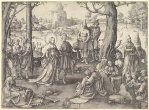 Szent Mária Magdolna tánca alkotó: Lucas van Leyden