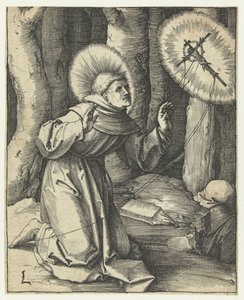Szent Ferenc megbélyegzése alkotó: Lucas van Leyden