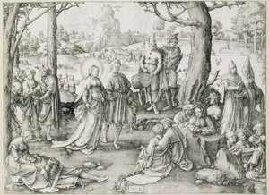 Mária Magdolna tánca alkotó: Lucas van Leyden
