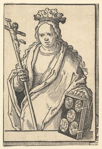Ecclesia Christi Faith, a Szibillák sorozatból, kb. 1530. alkotó: Lucas van Leyden