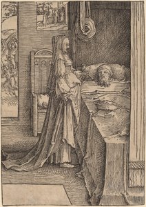 Jézabel és Akháb alkotó: Lucas van Leyden