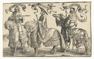 Akház, Ezékiás és Manassé királyok Izrael tizenkét királya (sorozat címe) alkotó: Lucas van Leyden