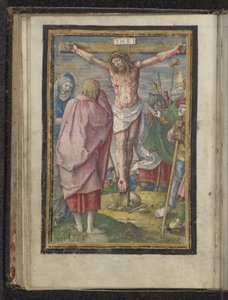 Krisztus keresztre feszítése Krisztus szenvedése (sorozat címe) alkotó: Lucas van Leyden
