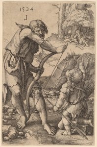 Lámek és Káin alkotó: Lucas van Leyden