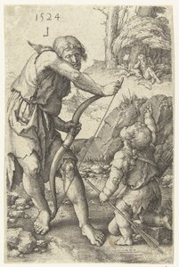 Lámek és Káin alkotó: Lucas van Leyden