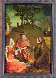 Lót lányai bort itatnak atyjukkal, 1508-1515 körül (olaj a tölgyre)