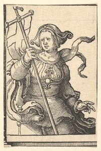 Phrygian Sibyl, a Szibilla sorozatból, kb. 1530. alkotó: Lucas van Leyden