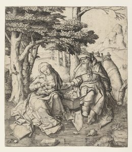 Pihenjen az egyiptomi repülésen alkotó: Lucas van Leyden