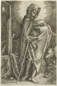 Szent Antal alkotó: Lucas van Leyden