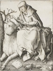 Szent Lukács, 1508 körül alkotó: Lucas van Leyden
