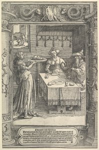 Salome Keresztelő János fejével alkotó: Lucas van Leyden