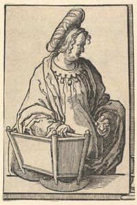 Samariai Sibyl, a Szibillák sorozatból, kb. 1530. alkotó: Lucas van Leyden