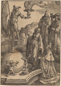 Salamon bálványimádása alkotó: Lucas van Leyden