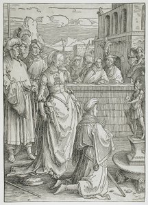 Salamon bálványimádása alkotó: Lucas van Leyden