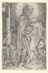 Szent Antal, kb. 1521. alkotó: Lucas van Leyden