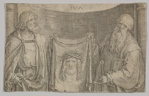Sts. Péter és Pál Verniclussal, 1517. alkotó: Lucas van Leyden