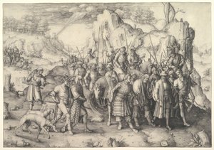 Szent Pál megtérése, 1509. alkotó: Lucas van Leyden