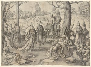 Szent Mária Magdolna tánca alkotó: Lucas van Leyden