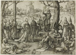 Szent Mária Magdolna tánca alkotó: Lucas van Leyden