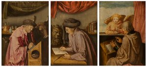 Az evangélisták alkotó: Lucas van Leyden
