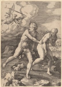 A Kiűzetés a Paradicsomból alkotó: Lucas van Leyden