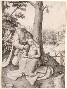 A Szent Család alkotó: Lucas van Leyden