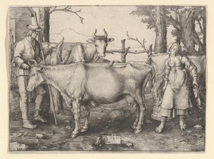 A fejőlány alkotó: Lucas van Leyden