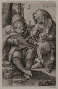 A Zenészek alkotó: Lucas van Leyden