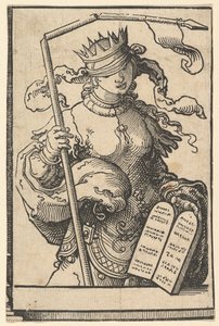Az Ószövetség vagy Zsinagóga, a Szibillák sorozatból, kb. 1530. alkotó: Lucas van Leyden